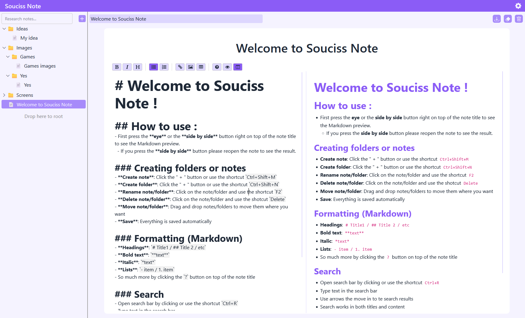 Souciss Note Screenshot 3